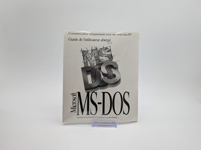 MS-DOS Operating System 3.5'' Floppy Discs Sealed New Canadian Version 
