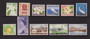 Cook Islands - 1963 set, Mint, NH, cat. $ 31.20
