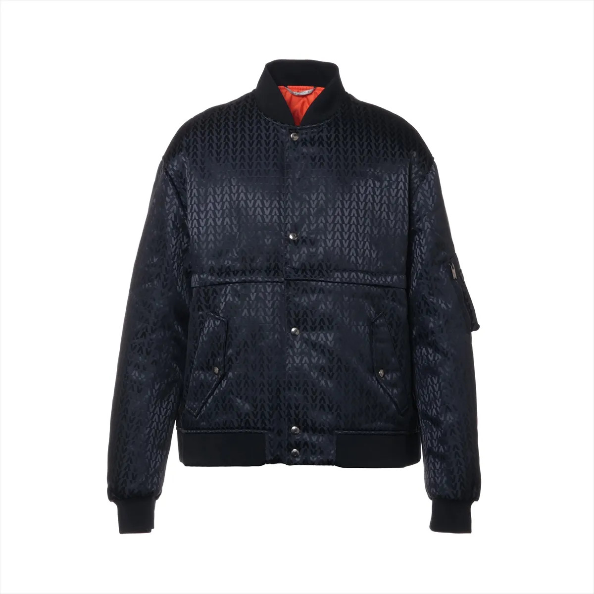 valentino ロゴ　ビーズ　ジャケット Valentino Garavani ビーズロゴ ジャケット | ブルー | FARFETCH JP