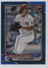 2024 Bowman Draft Chrome Blue Refractor /150 Luke Holman #BDC-100 0o4t