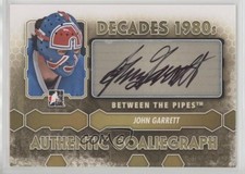 2012-13 ITG Between the Pipes GoalieGraph John Garrett #A-JGA Auto