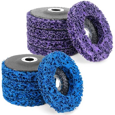 10Pcs Strip Discs Stripping Wheels, Paint Stripper Wheels 4'' x 5/8'' Rust Remo...