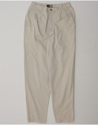 Dockers Damen Pegged Chino Hose US 8 Medium W28 L30 Cremeweiß Baumwolle BK15