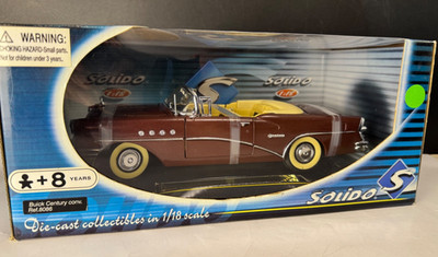 Solido 1955 Buick Century Convertible Diecast 1:18 Scale 8086 / New in Box