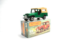 Matchbox Superfast n. 53c Jeep CJ6 black int con scatola originale mint/boxed