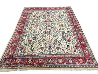 Handgeknüpfter Orientteppich Sarough Sarouck Wohnzimmer 305x235 cm carpet rug