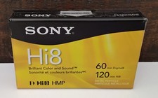 Sony Digital Video Hi8 Cassette Tape 60 min Digital 8 / 120 min Hi8 Brand New