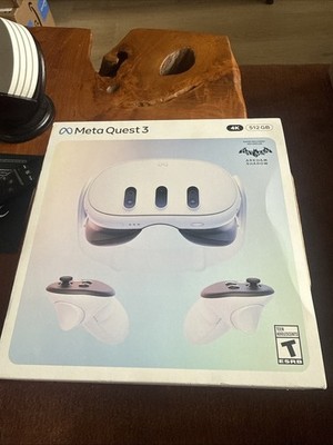 Meta Quest 3 Virtual Reality 512GB 4K Ultra HD Gaming Headset & Controllers