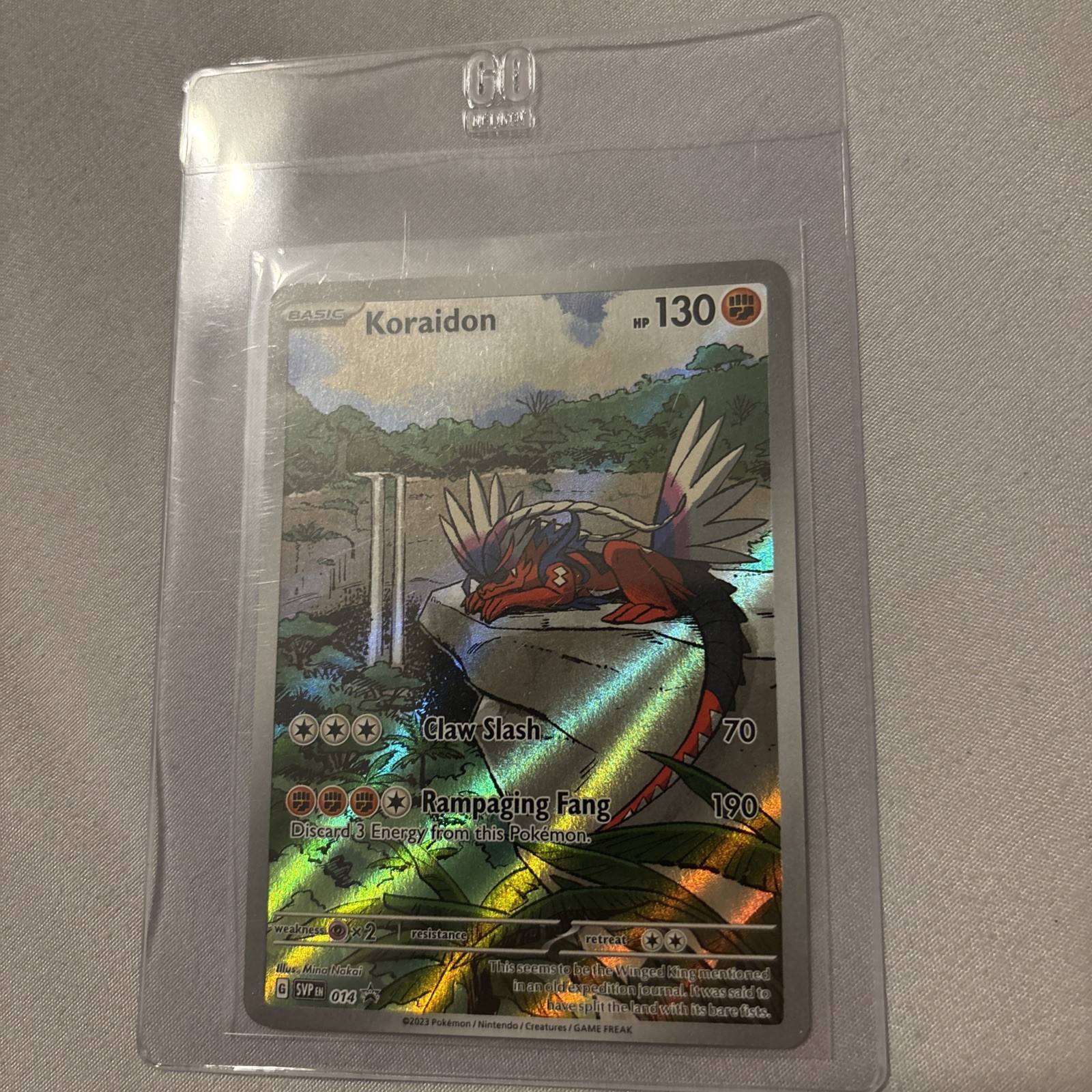 Koraidon 014 Sv: Scarlet & Violet Promo Cards Holo Pokemon TCG Black Star NM