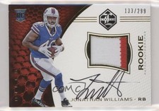 2016 Panini Limited Rookie 133/299 Jonathan Williams #135 Patch Auto ni4