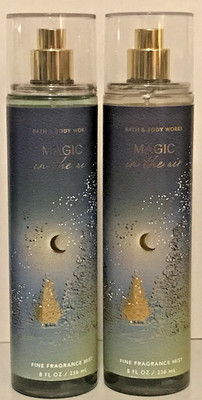 MAGIC IN THE AIR FRAGRANCE MIST BODY SPRAY 8 OZ X2 Bath Body Works NEW HOLIDAY