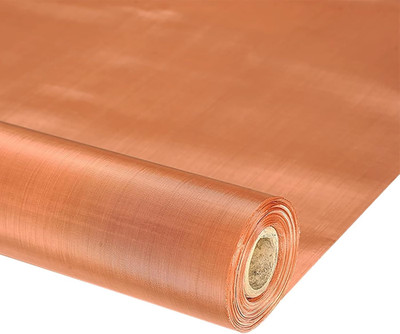 Pure Copper Mesh Screen Roll 118''X39'' / 3M X 1M 99% Copper Wire Mesh Screen Co