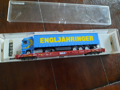 ‼️ Fleischmann HO 527402 5274 ROLA rollende Landstrasse ENGELJÄHRINGER 527302 ‼️ | Zustand: Gebraucht