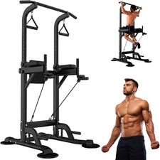 Power Tower Pull up Bar for Home Gym, Multi Functional Pull up Bar Stand Dip Bar
