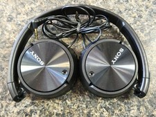 Sony MDR-ZX110NC Noise Cancelling Wired On-Ear Headphones Black Tested Works