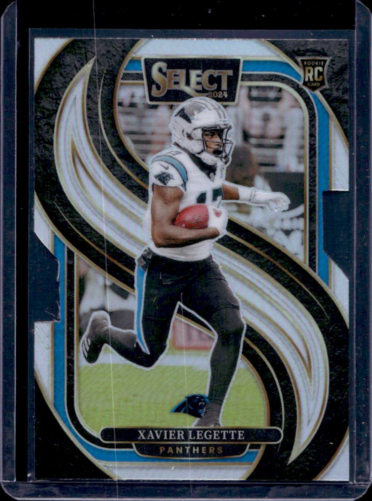 2024 Select Xavier Legette Premier RC Silver Prizm Die-Cut #101 Panthers