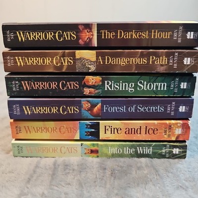 Warrior Cats Book Lot 1-6 Erin Hunter Paperback 