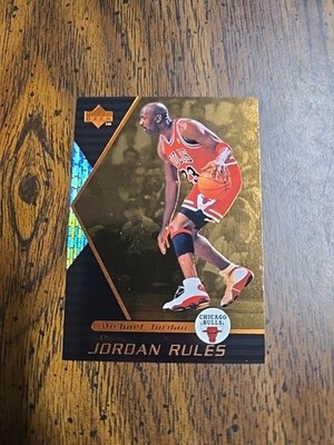 1998-99 Upper Deck Ovation #J4 Michael Jordan Jordan Rules Bulls