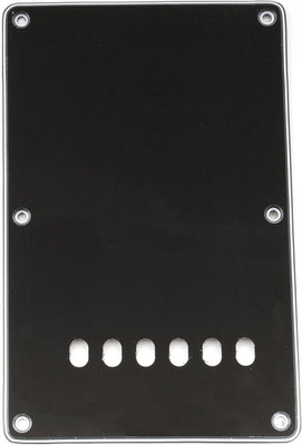 6 Löcher Tremoloabdeckung Backplate für China Made Squier E-Gitarre, 3 lagig Sch