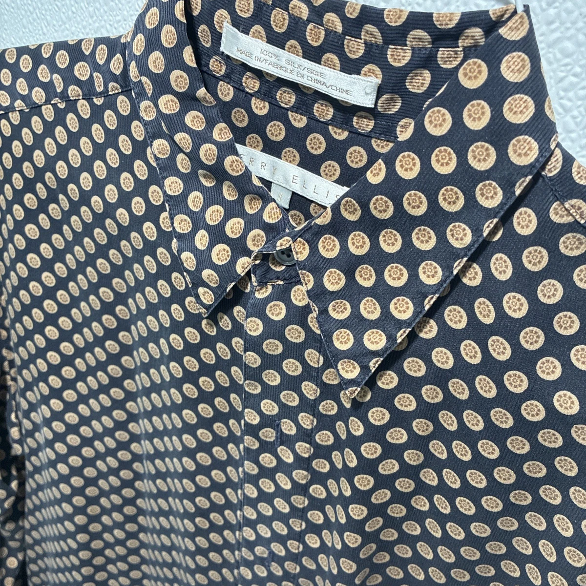 USA製 vintage PERRY ELLIS マルチカラー　ドットシャツ USA製 vintage PERRY ELLIS マルチカラー ドットシャツ USA製 vintage
