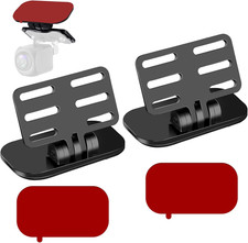 2pc Universal Rear Camera Window Mount - Adhesive Backup Dash Cam Holder