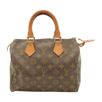 Authentic Louis Vuitton M41528 Speedy 25 Hand bag Brown Monogram