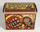 Vintage Marx Toys Tin Litho Wind Up Turn Over Tank Box Only