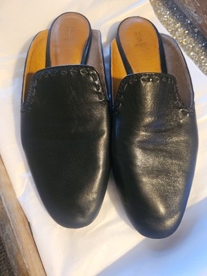 Frye Ray Mule Slide Slip On Women's Sz 8.5 M Black