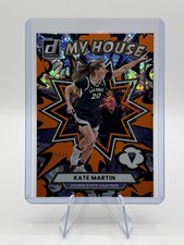 🎇 2025 WNBA Donruss - Kate Martin #20 My House Orange Fireworks 18/75 SSP!
