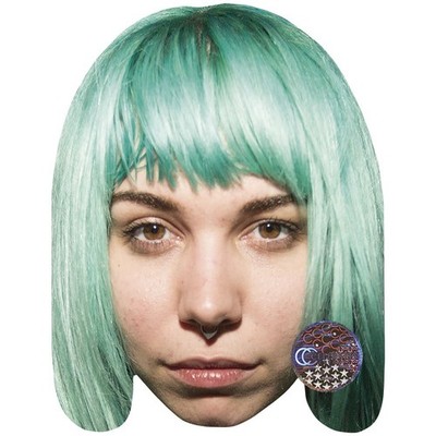 Mija Celebrity Mask, Flat Card Face, Fancy Dress Mask