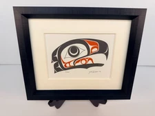 Jack Hudson Eagle Artwork Signed and Professionally Framed