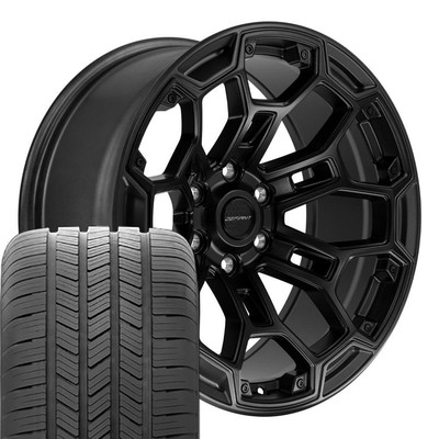 DF03 20x9 Two-Toned Defiant Rims & 275/55R20 Goodyear Tires Set 6X139.7 -12ET