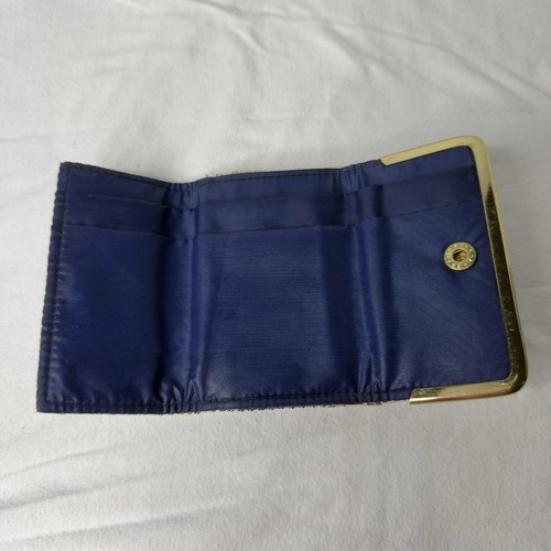 Cartera de noche vintage de malla metálica blanca con correa de cadena y billetera a juego - Imagen 11 de 12