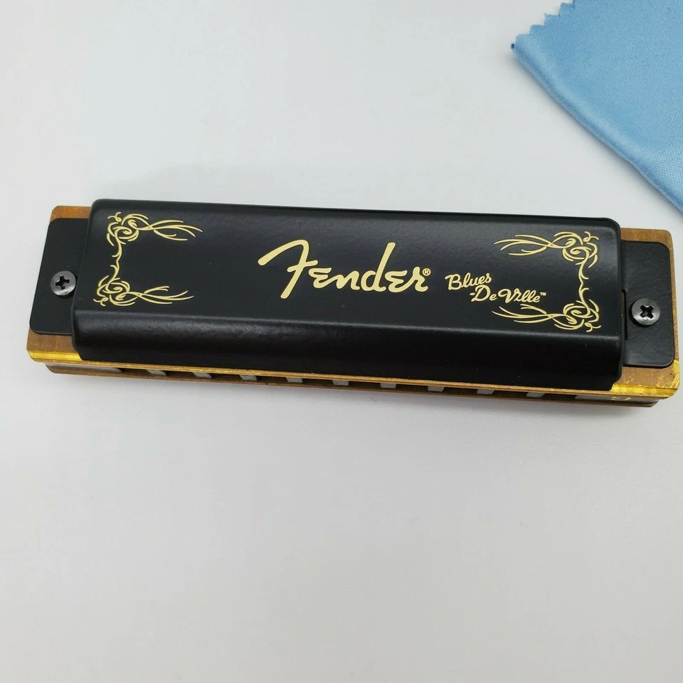 Set of 3 - Fender Blues DeVille Harmonica in Keys of C, G, & A - With Case - Image 4 of 4
