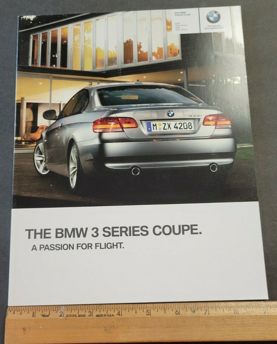 2010 328I, XDRIVE, 335I, XDRIVE SALESMAN BROCHURE CATALOG (AL