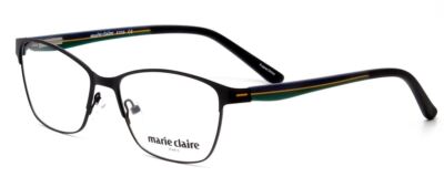 Marie Claire MC6208-BLK Ladies Cateye Designer Reading Glasses Black Green 52 mm