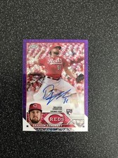 2023 Topps Chrome Graham Ashcraft Purple Speckle Refractor Auto RC #199/299