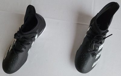 Boys Size 12K Black White Adidas Predator Freak.3 FG Soccer Cleats FY1031