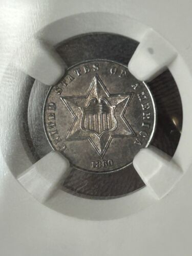 1860 three cent silver - Picture 5 of 8