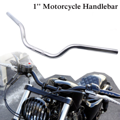 Motorcycle Drag Bars 25mm 1 Inch Handlebars Chrome for Harley Davidson ...