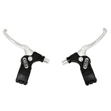 DIA-COMPE 182s-2 Tech77 w/ Thumb-lock Stopper Brake Lever Set , Silver