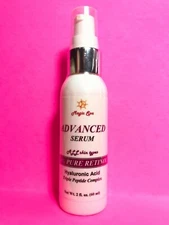2oz Hyaluronic Acid Serum Pure Retinol 2.6% Vitamin A, Wrinkle Filler Peptides