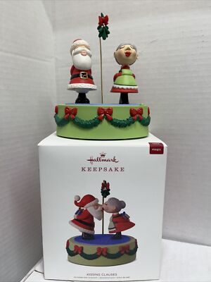 Hallmark KISSING CLAUSES Magic sound Motion  I Saw Mommy Kissing Santa NIB 2018