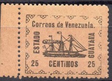 VENEZUELA ! Timbre ancien NEUF de 1903 n°89 ! GUAYANA !