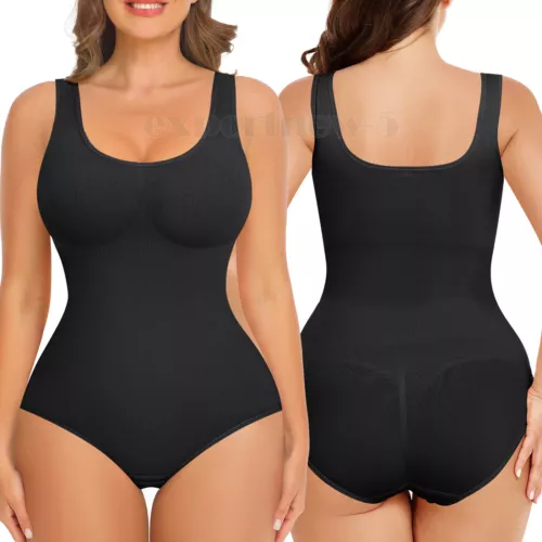 Women Seamless Full Body Shaper Shapewear Firm Tummy Control Slimming Bodysuit - Picture 15 of 28