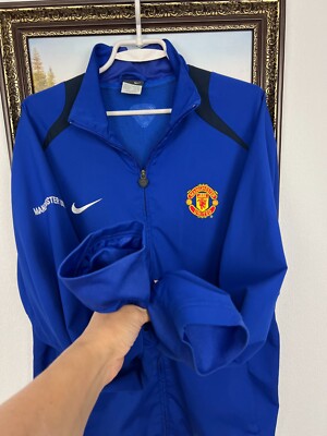 ウェア Manchester United track jacket NIKE VTG Nike Manchester United Soccer Football Track Jacket Size