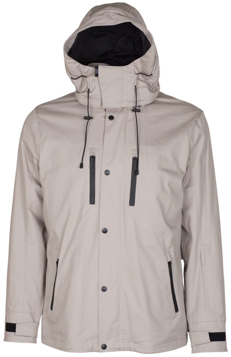 2025SS グッチ テクニカルコットン フード付きジャケット Gucci Viaggio Collection Men's Beige Techno Cotton Twill