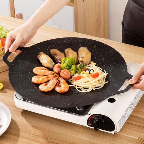 Koreanische Barbecue-Grillpfanne, runde Induktions-Grillpfanne, Camping für Her - Bild 11 von 15