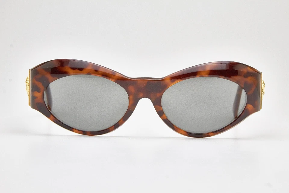  GIANNI VERSACE sunglasses chunky cat-eye frame tortoise shell specs vintage 90s - Image 2 of 4