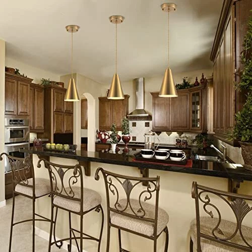 Kitchen island lighting on sale sloped ceiling
